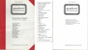 Quaderni di Carta quattordici giugno Numero 1 Luglio 1999